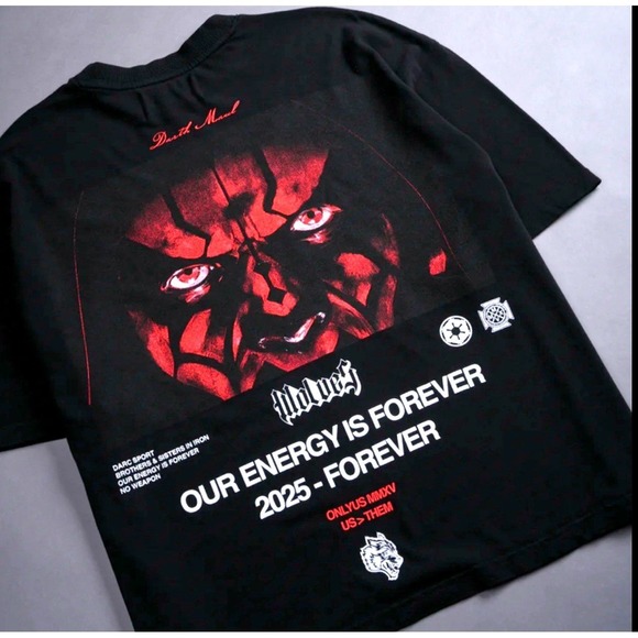 DARC SPORT X STAR WARS THE PHANTOM MENACE "BOX CUT" TEE IN BLACK - MEDIUM - Picture 3 of 3